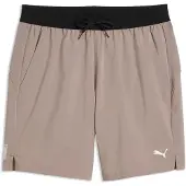 Puma Sportbroek 'PWRTRAIN 7' lichtgrijs / zwart / wit