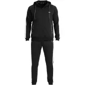 OMBRE Joggingpak zwart / wit