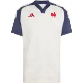 Adidas Functioneel shirt 'France Rugby' saffier / rood / offwhite