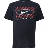 Nike Shirt rood / zwart