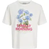 JJXX Shirt 'JXSANDRA' lichtblauw / olijfgroen / magenta / wit