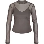 Noisy May Shirt 'NMPercy' bruin