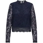 ONLY Blouse 'ONLNEW KARO' navy