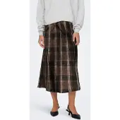 ONLY Onljane Lange Rok Dames Bruin S