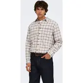 Only & Sons Onsgudmund Overhemd Heren Bruin S
