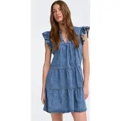 ONLY Jurk 'ONLSHANIA' blauw denim