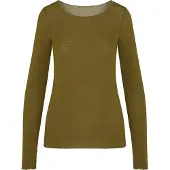 Hunkemoller Slaapshirt ' Boatneck Cashmere' groen