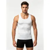 MEETWEE Shirt '2-Pack Shapewear Tank Top' zwart / wit