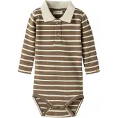 Lil´ Atelier Rompertje/body beige / bruin