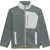 Columbia Functionele fleece jas 'Fast Trek V' lichtgrijs / olijfgroen