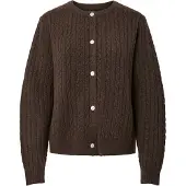 Pieces Regular fit gebreid jack met wol model 'SILLY'