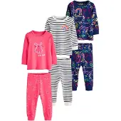 Next Nachtkledij donkerblauw / geel / pink / wit