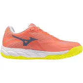 Mizuno Wave Enforce Court 2 Shoes Oranje EU 37 Vrouw