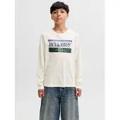 Jack & Jones 2-pack Logo Longsleeved T-shirt Boys 152 Wit