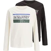 Jack & jones Junior Shirt blauw / groen / zwart / wit