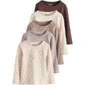Next Shirt crème / lichtbeige / donkerbeige / donkerbruin