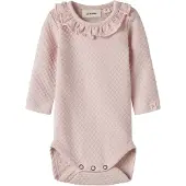 Lil´ Atelier Baby Rompers Nbfnoel Ls Slim Body Lil - Roze - Maat 56