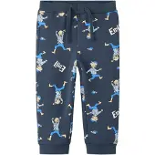 Name it Broek navy / turquoise / cognac