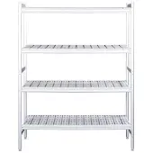 Saro Aluminium planken met kunststof roosters, afmetingen 373 x 1062 mm