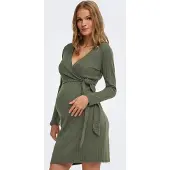ONLY Maternity Gebreide jurk 'OLMLOLA' groen