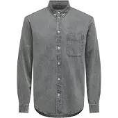 Only & Sons Overhemd 'ONSOrson' grey denim
