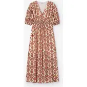 Sissy-Boy Witte jurk met bloemenprint | Maat: S