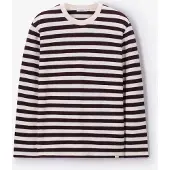Sissy-Boy Donkerbruine gestreepte sweater | Maat: M