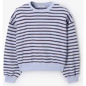 Sissy-Boy Lichtblauwe gestreepte sweater | Maat: M