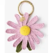 Sissy-Boy Lichtroze bloem bag charm