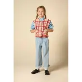 Sissy-Boy Lichtpaars reversible gilet | Maat: 122-128