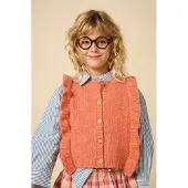 Sissy-Boy Oranje gebreide spencer | Maat: 122-128