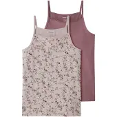 Name It Kids Onderhemd olijfgroen / sering / mauve / wit