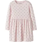 Name It Mini Jurk donkerbruin / lavendel / rosé