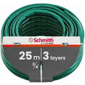 Schmith tuinslang, 30 meter, 3/4 inch, robuuste waterslang | Premium tuinslang voor tuinirrigatie, geschikt voor gazonsproeiers