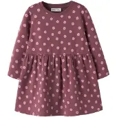 Name It Mini Jurk 'NMFDavina' poederroze / watermeloen rood