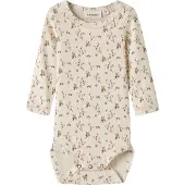 Name it Rompertje/body 'NBFLAGO' beige / groen / olijfgroen / rosa