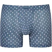 Mey Boxershorts 'Tailcode Tribe' blauw / zwart / wit