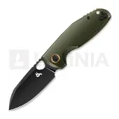 Black Fox Puffy - Blackwash - G10 vouwmes, olijfgroen
