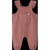 Lil´ Atelier BABY jumpsuit - roze Meisjes Sweat Vierkante hals Effen - maat 74