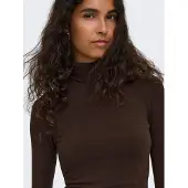 ONLY Shirt 'ONLGLAMOUR' chocoladebruin
