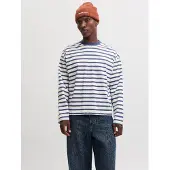 Jack & Jones Shirt 'JORNORREBRO' crème / navy / wit