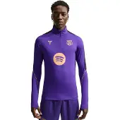 Nike FC Barcelona Strike Trainingstrui 1/4-Zip 2026-2027 Paars Zwart Goud
