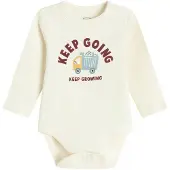 Cool Club Rompertje/body lichtbeige