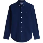 Tommy Hilfiger Overhemd heren flex flannel solid rf shirt mw0mw40469/dcc