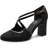 Tamaris Pumps in leerlook