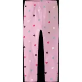 Name it Leggings blauw / donkerbruin / pink / wit