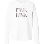 Comma Shirt zwart gemêleerd / wit