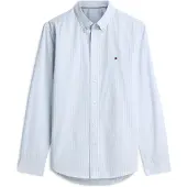 Tommy Hilfiger Overhemd 'Flex' lichtblauw / wit