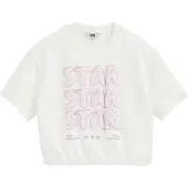 We fashion Shirt lichtroze / wit