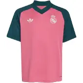 Adidas Functioneel shirt 'Real Madrid 26/27 Pre-Match' donkergroen / framboos / wit